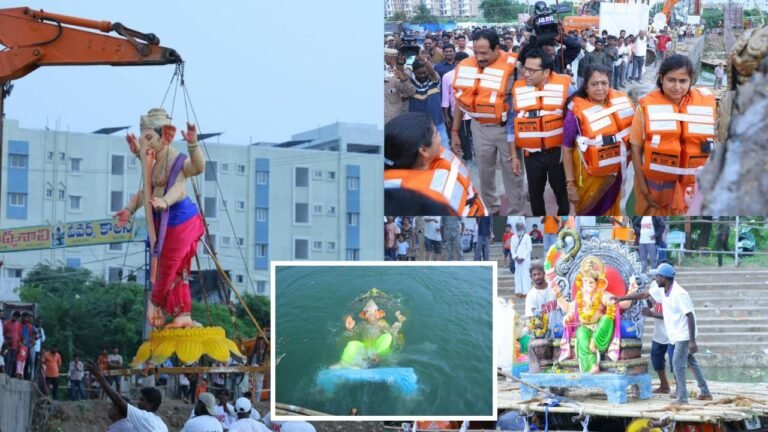 Ganesh Immersion in Greater Warangal