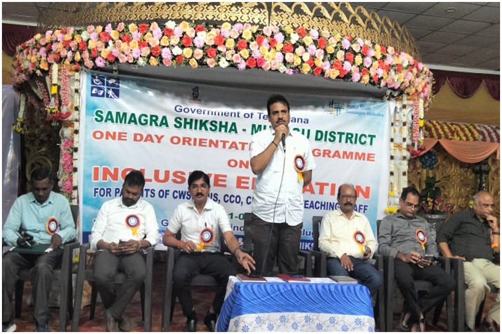 Mulugu DEO Siddhartha Reddy Special Needs Children