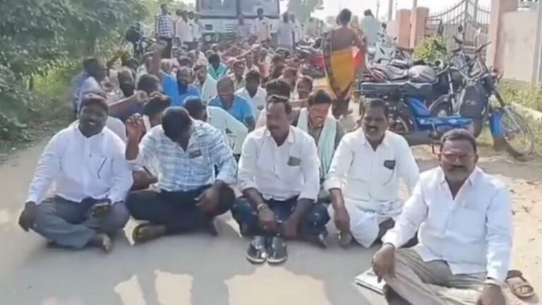 Nagarkurnool Farmers Protest
