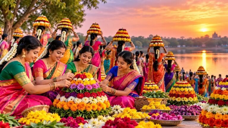 Bathukamma Celebrations in Palakurthy