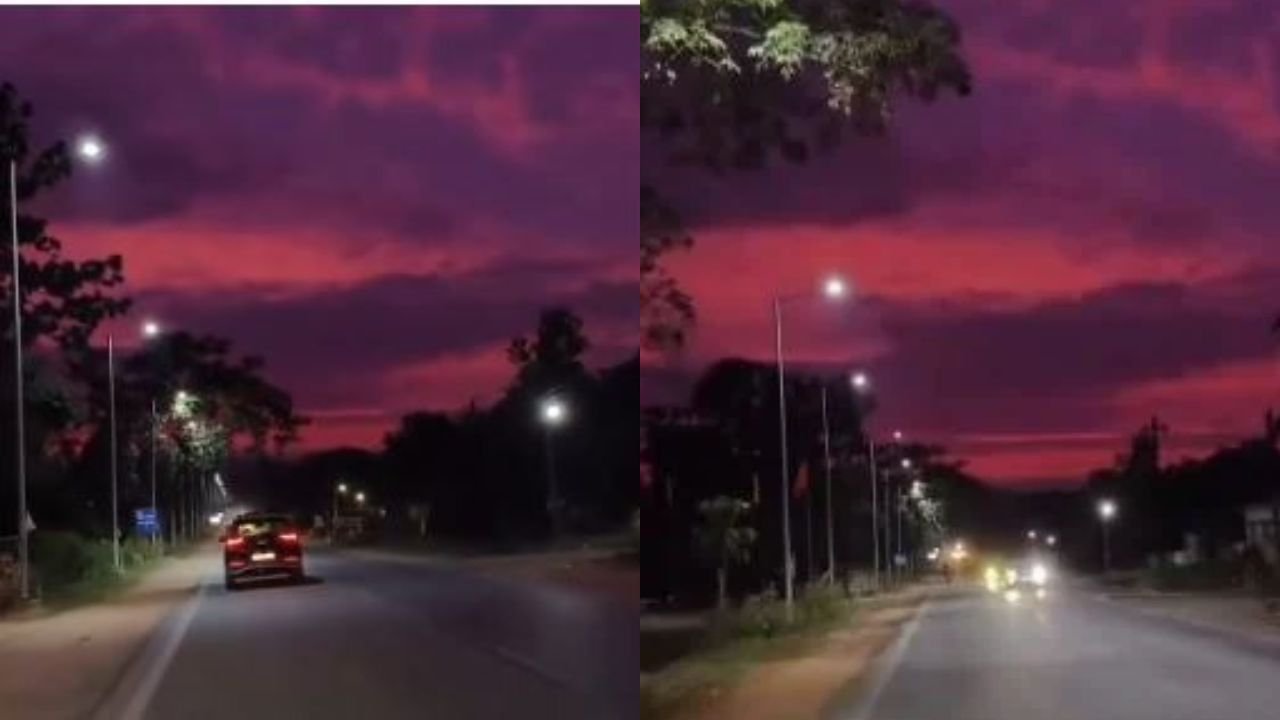 Chhattisgarh Red Sky