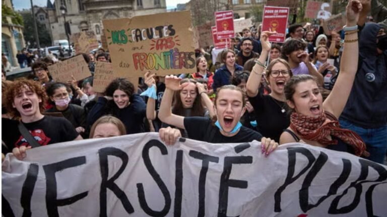 France Student Protests