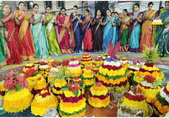 Kukatpally Bathukamma Celebrations