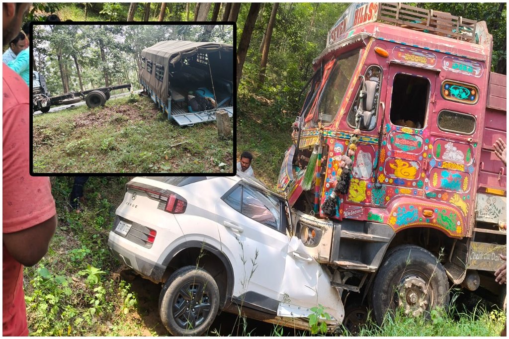 Mulugu Sand Lorry Accident