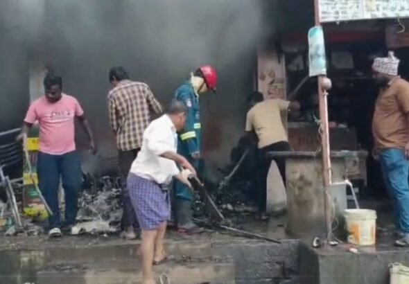 Narsampet Fire Accident