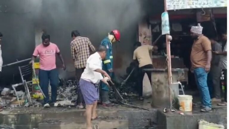 Narsampet Fire Accident
