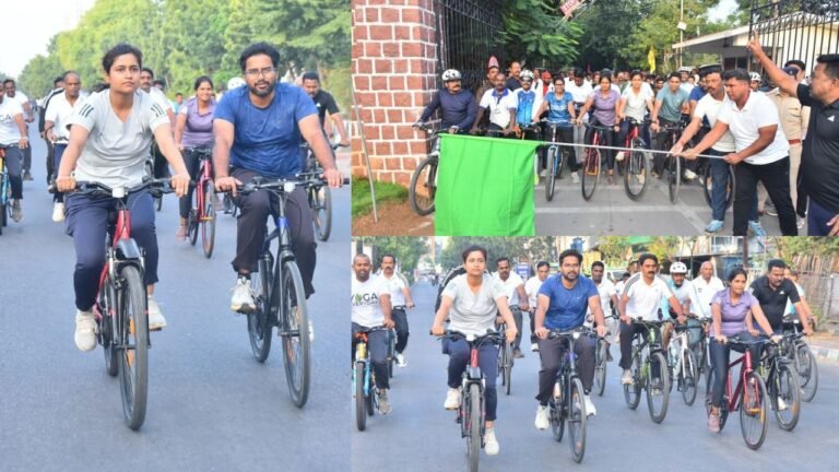 Warangal Police Martyrs Cycle Rally